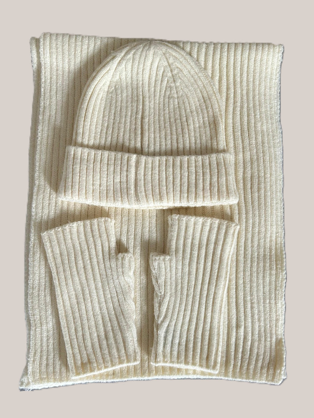 Winter set creme wit